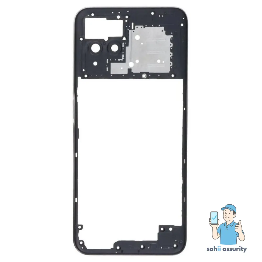 Middle Frame Ring Only for Realme 8i Black thumbnail